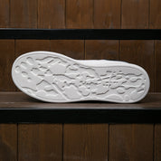 Minimalist White Sneakers With Thick Sole For Women