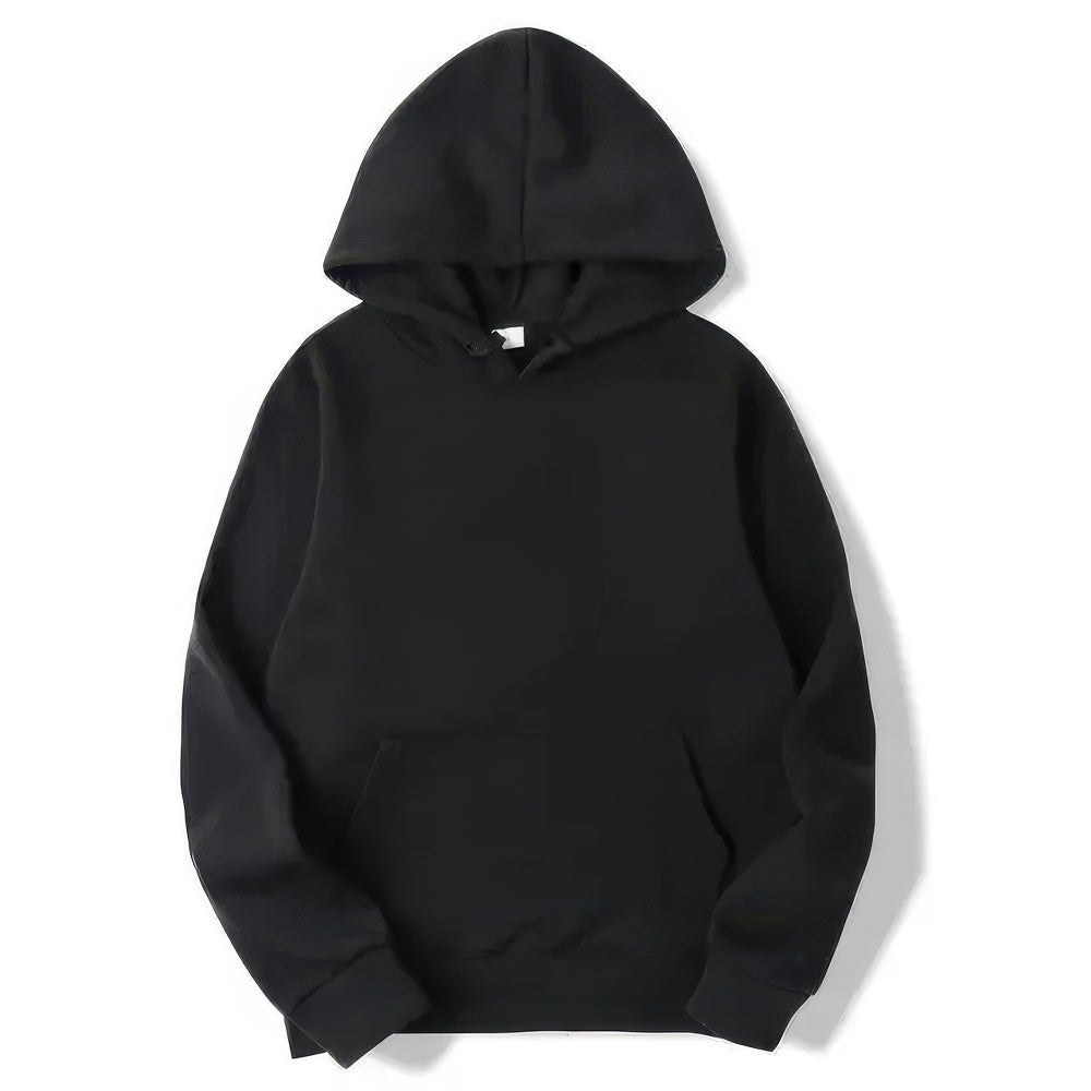 Casual Unisex Hoodie with Kangaroo Pocket and Hood
