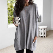 Women's Sweater Dress with Pockets