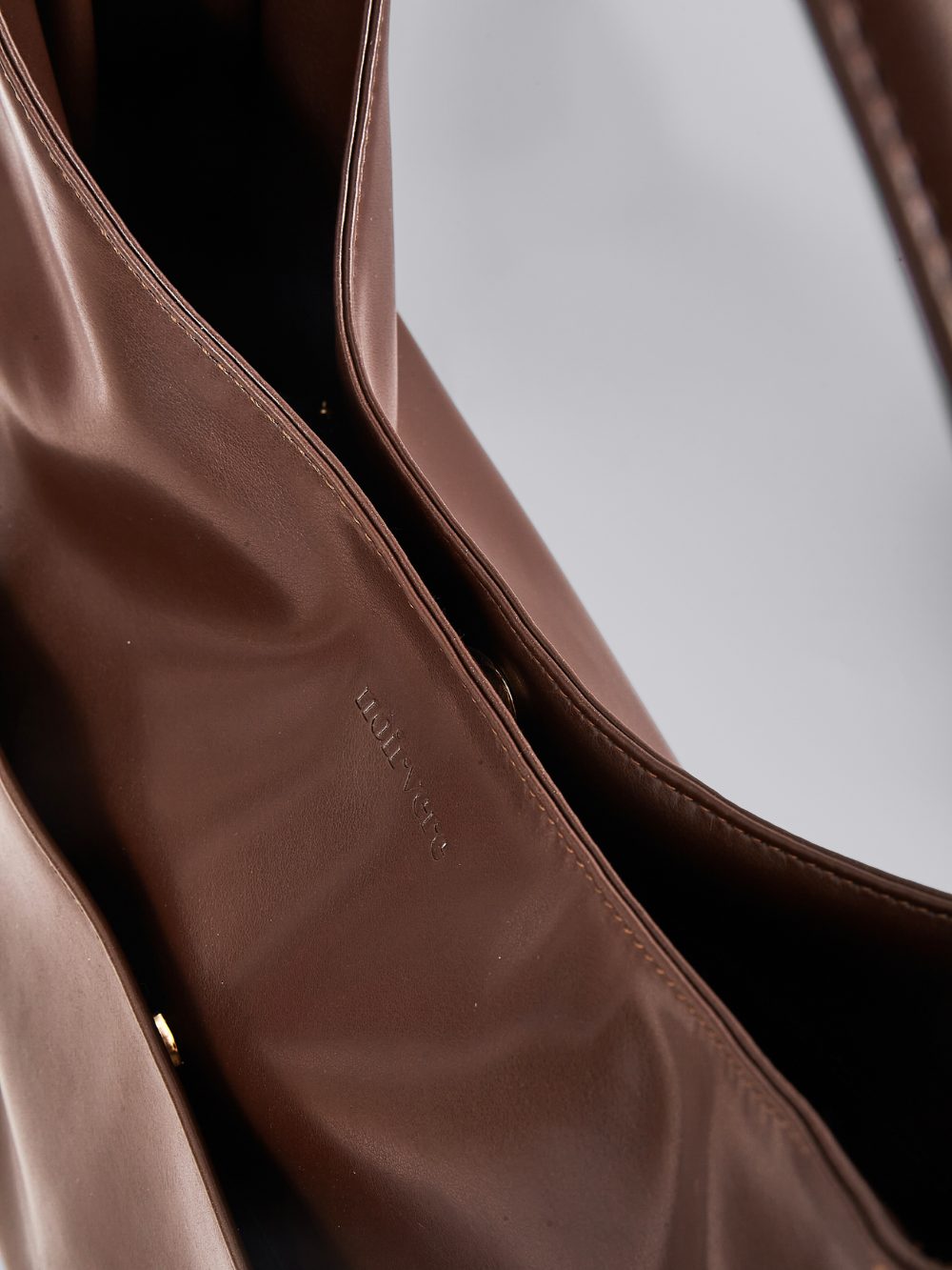Minimalist Vegan Leather Hobo Shoulder Bag