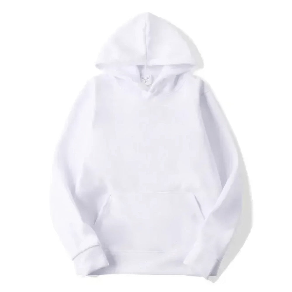 Casual Unisex Hoodie with Kangaroo Pocket and Hood