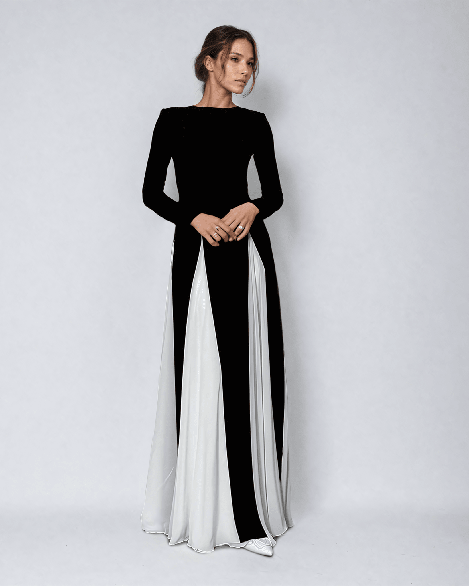 Feline - Maxi Dress Chic with Flowing Fit