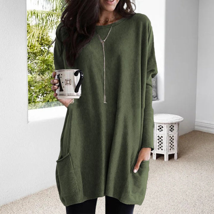 Women's Sweater Dress with Pockets