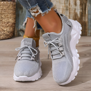Sporty Lightweight Sneakers with Chunky Sole for Women