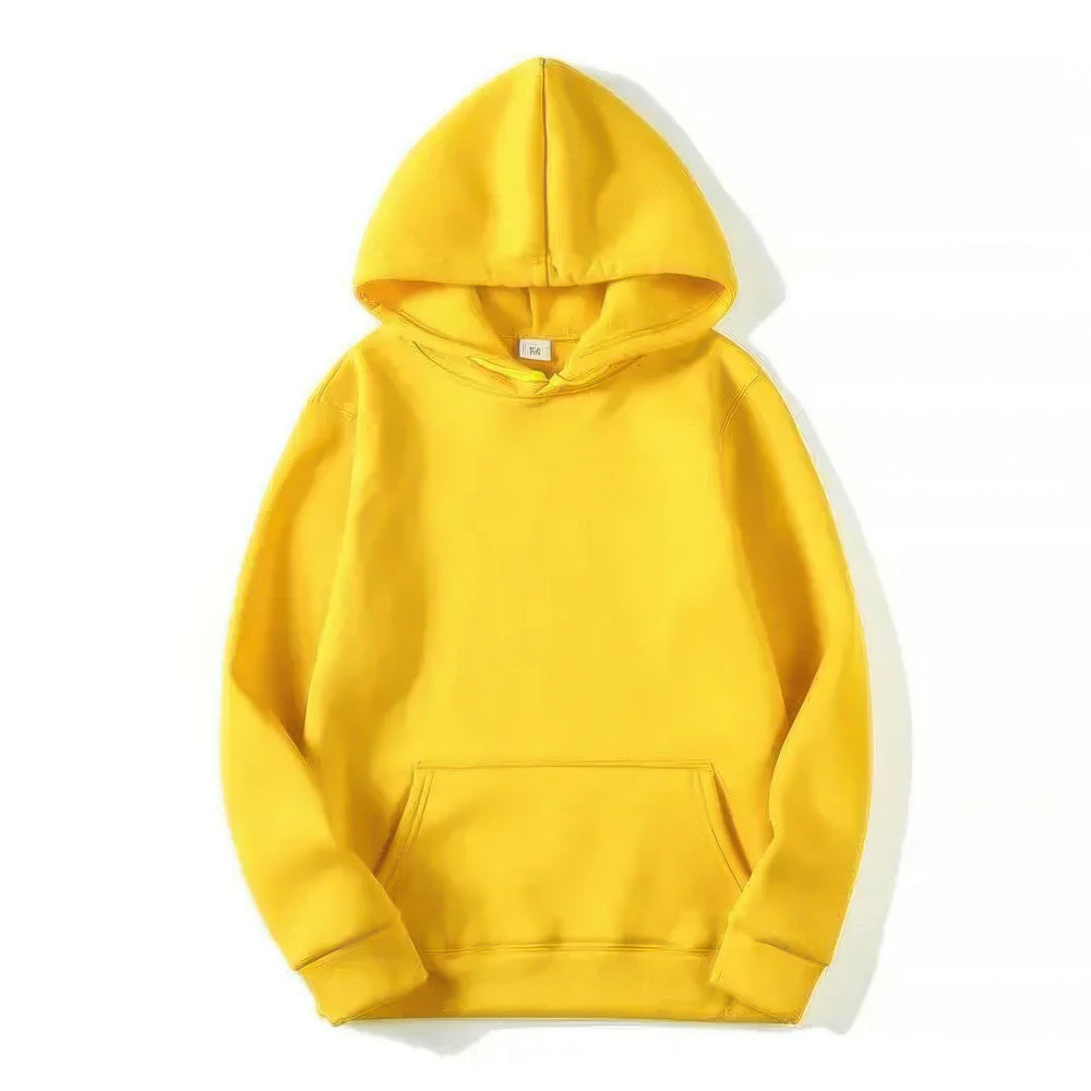 Casual Unisex Hoodie with Kangaroo Pocket and Hood