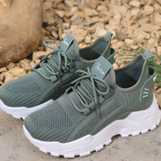 Sporty Lightweight Sneakers with Chunky Sole for Women
