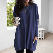 Women's Sweater Dress with Pockets