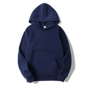 Casual Unisex Hoodie with Kangaroo Pocket and Hood