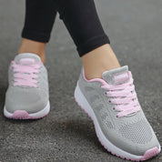 Sporty Mesh Sneakers for Women for Running and Walking