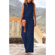 Sleeveless Jumpsuit with Wide Legs for Women for Party