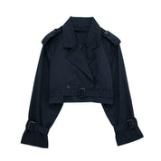 Stylish Women's Short Trench Coat for a Casual Look