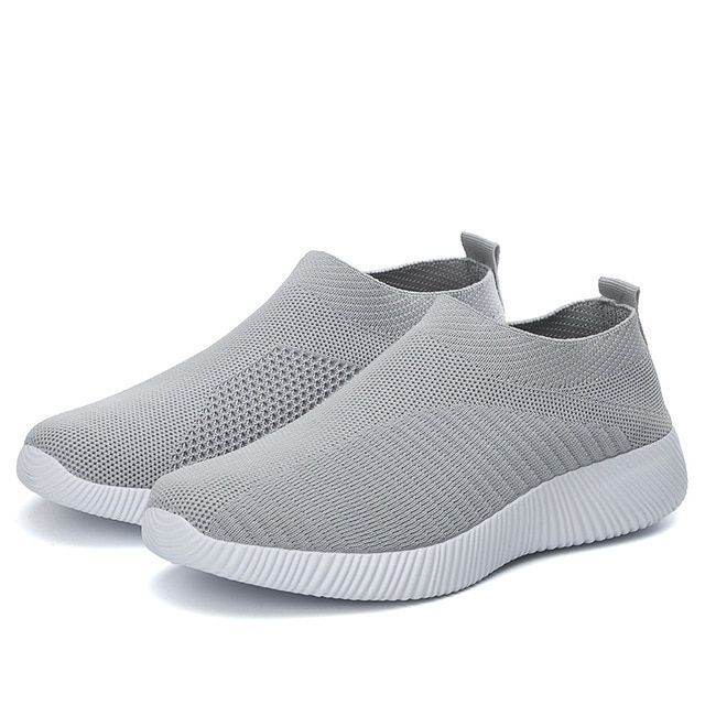 Comfortable Glitter Slip-On Sneakers for Women