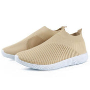 Comfortable Glitter Slip-On Sneakers for Women