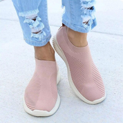 Comfortable Glitter Slip-On Sneakers for Women