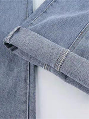 Mirjam - Flared Jeans with Red Star