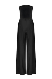 Viola - Elegant Strapless Jumpsuit