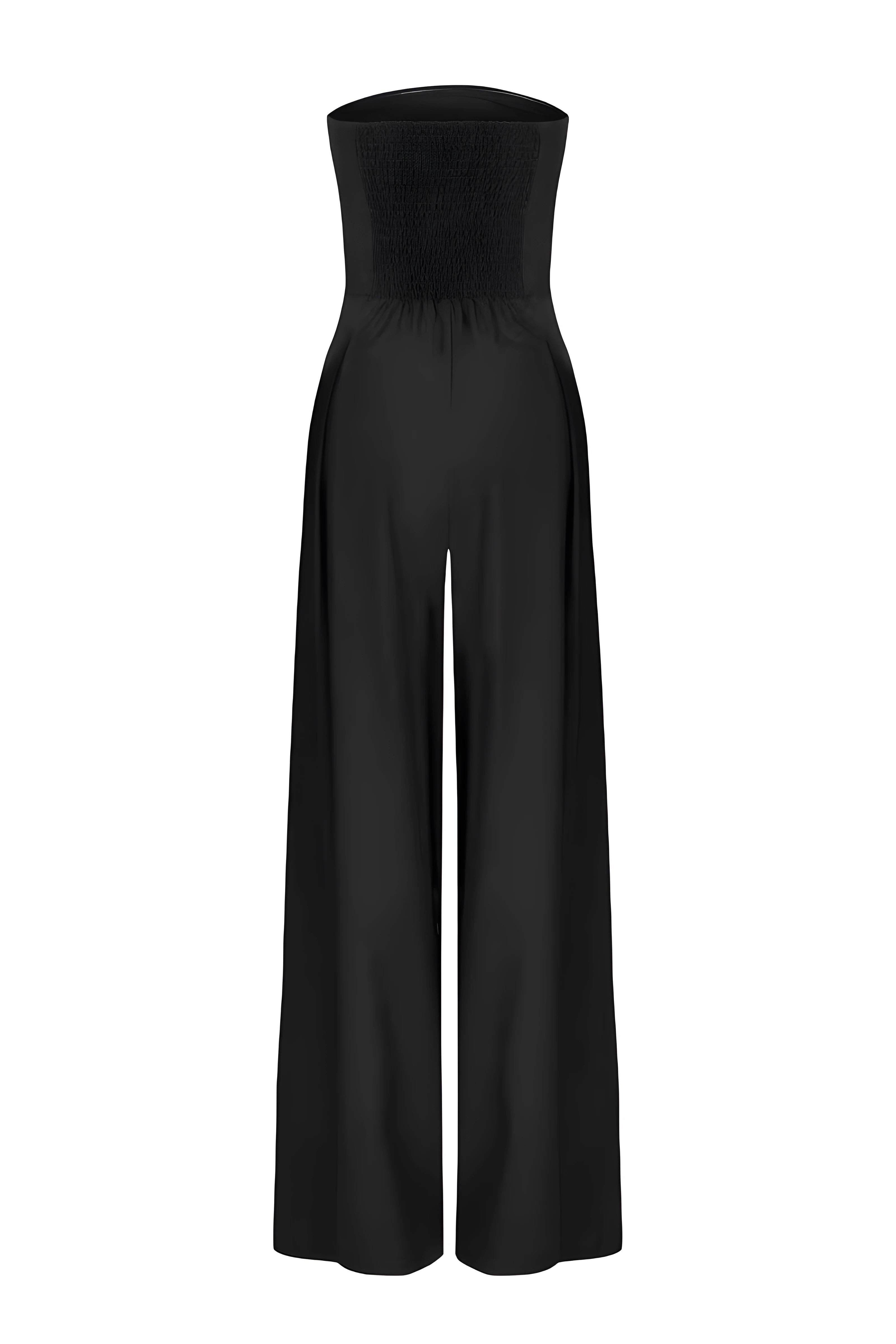 Viola - Elegant Strapless Jumpsuit