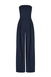 Viola - Elegant Strapless Jumpsuit