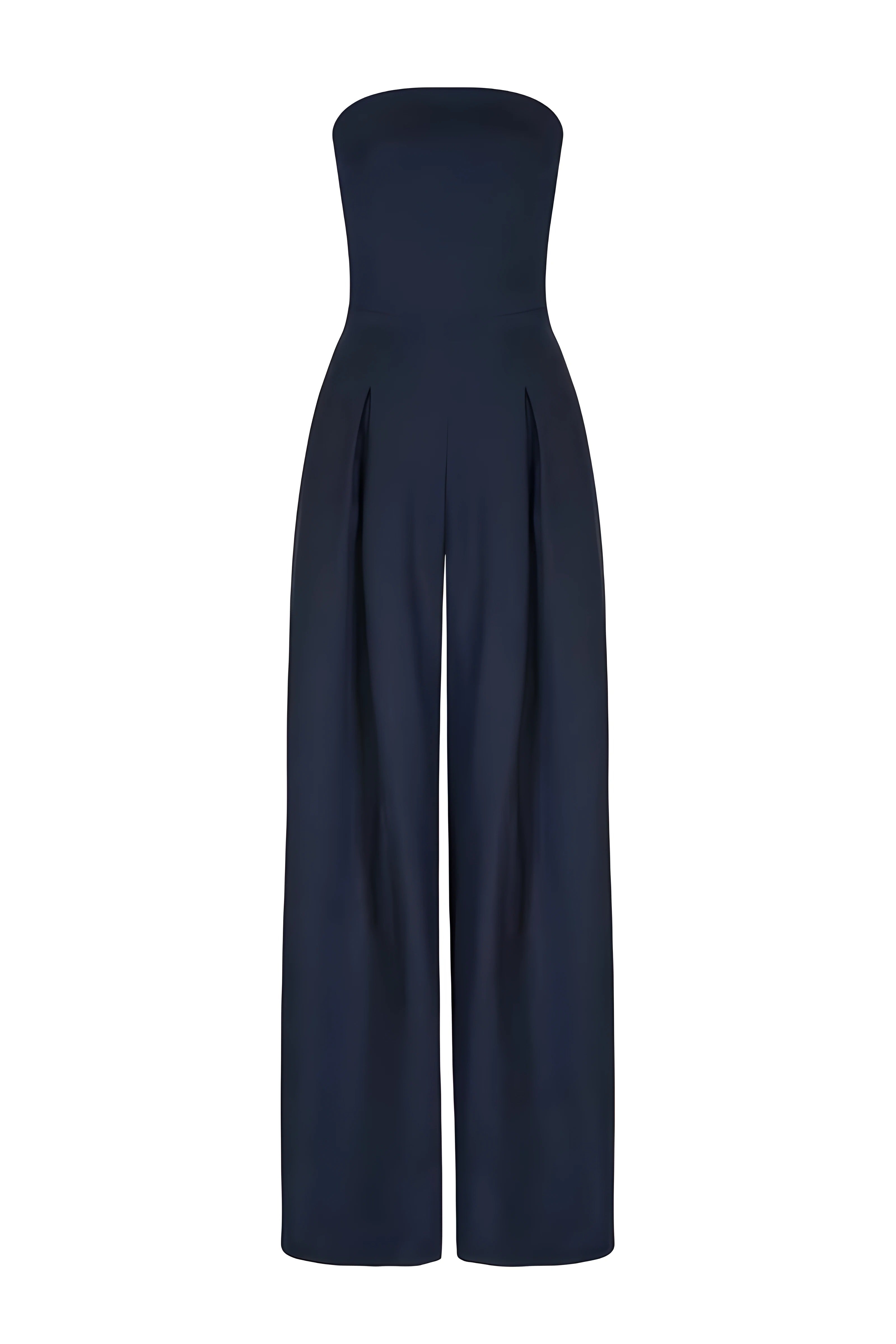 Viola - Elegant Strapless Jumpsuit
