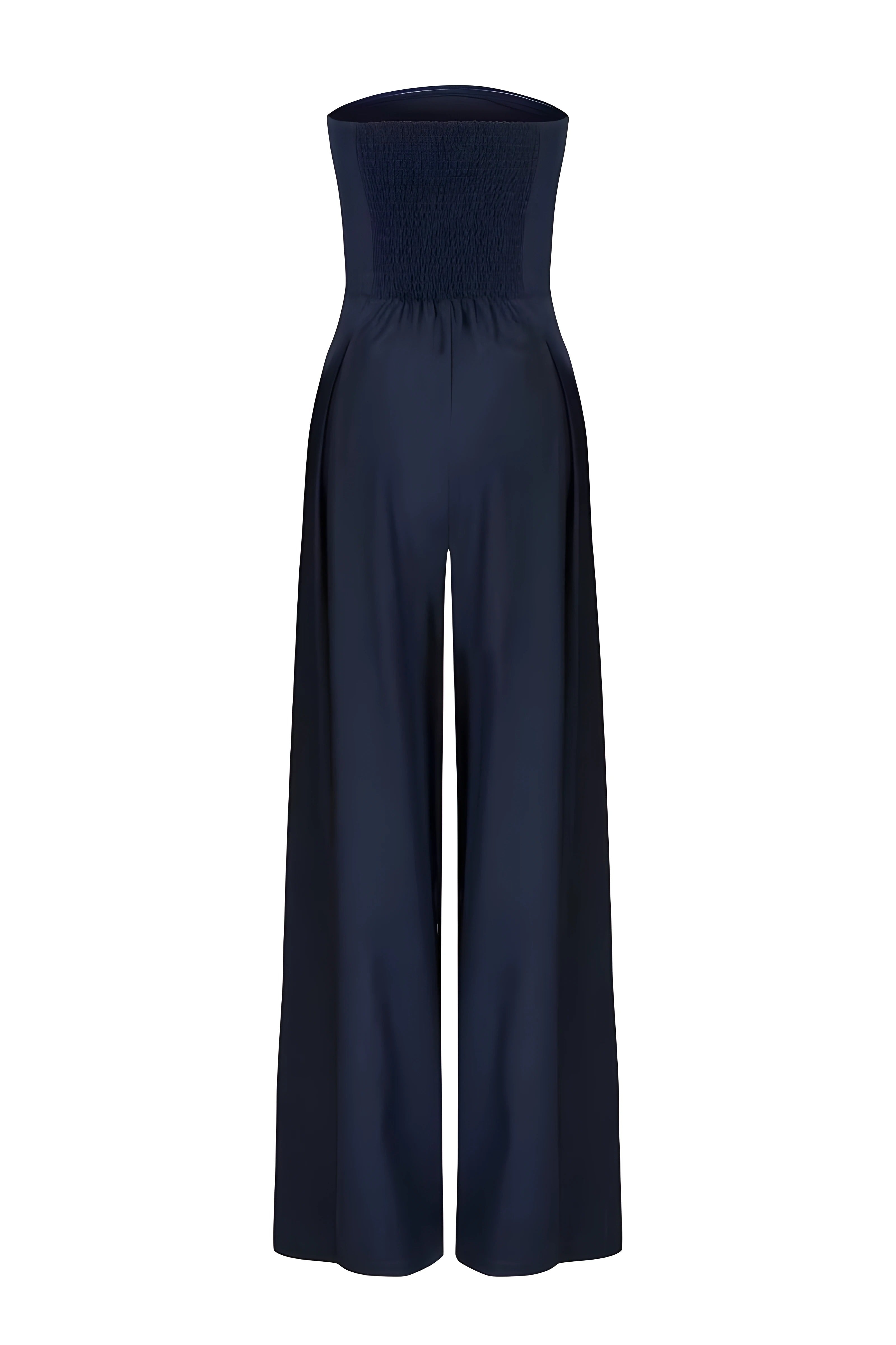 Viola - Elegant Strapless Jumpsuit