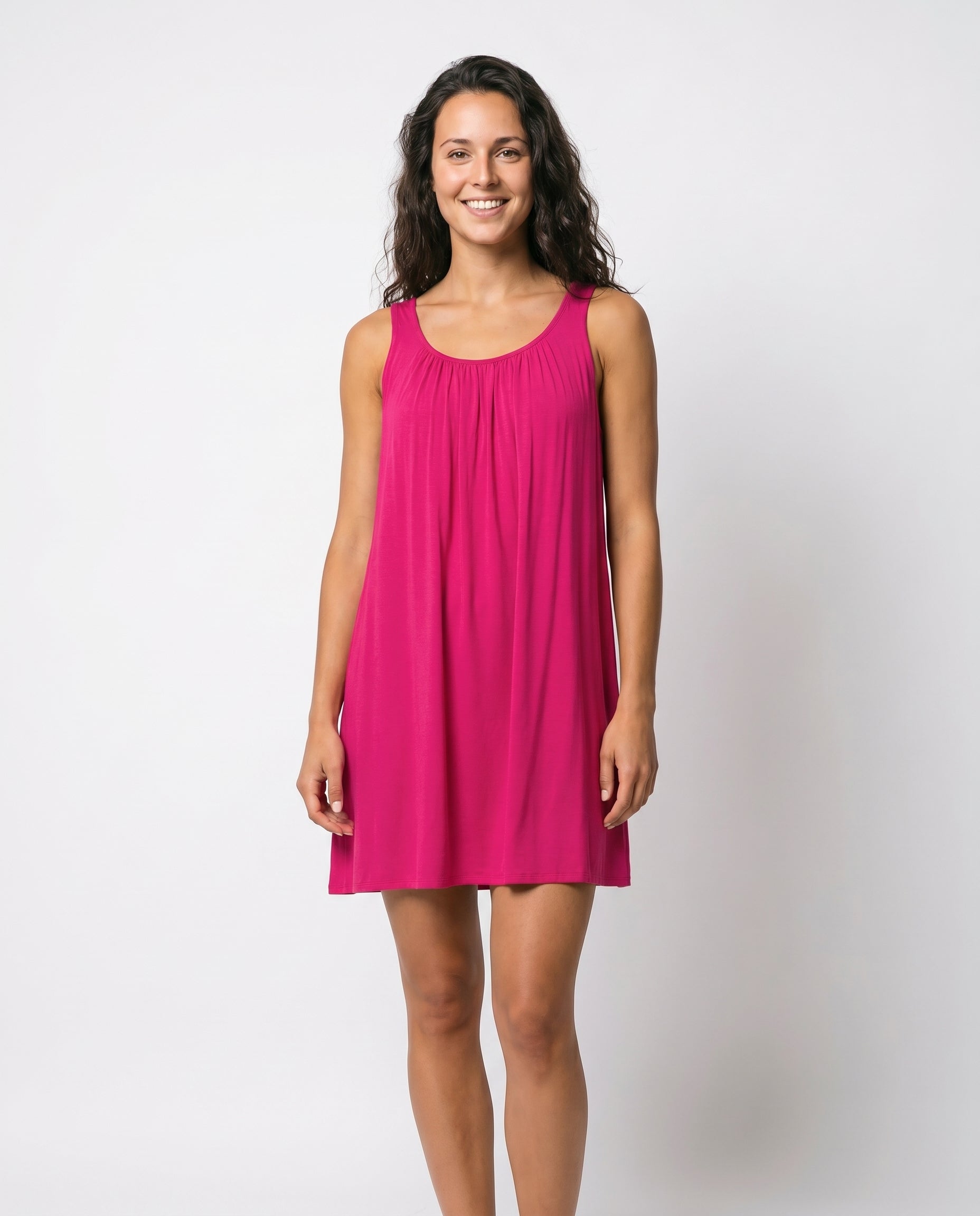 maya-luchtige-zomerse-mini-jurk-roze-1