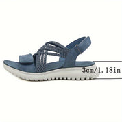 Orthopedic Women's Sandals with Relief and Anti-Slip Sole