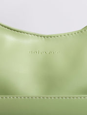Minimalist Vegan Leather Hobo Shoulder Bag