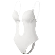 Shaping Bodysuit With Push Up And Deep Cut For Women