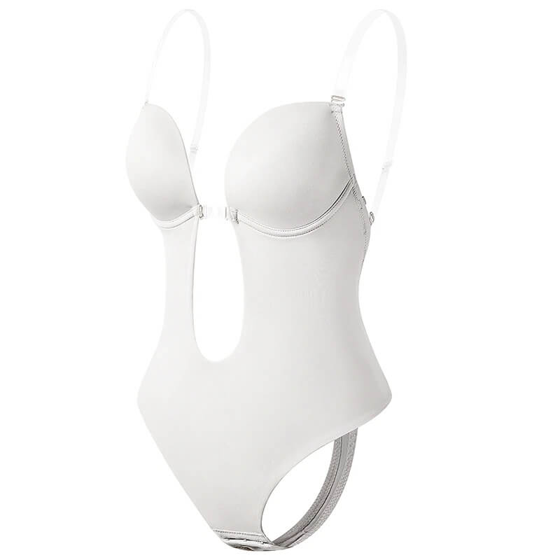 Shaping Bodysuit With Push Up And Deep Cut For Women