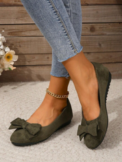 Comfort ballerinas with bow detail and soft fit