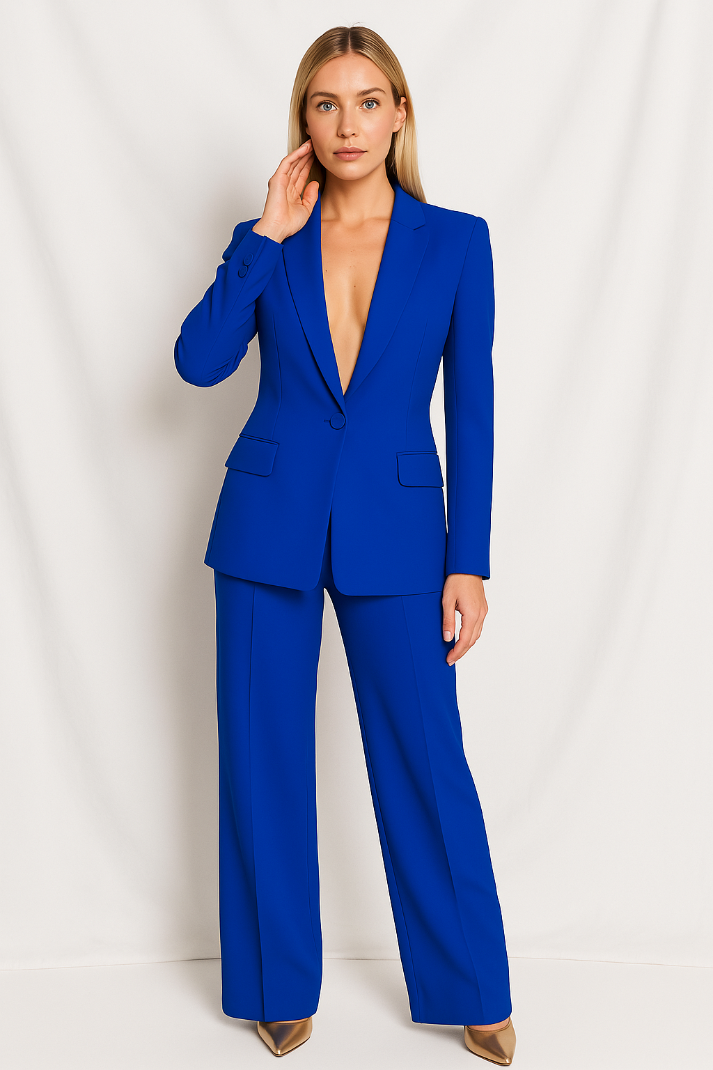 Olivia - Stylish Two-Piece Blazer Suit with Elegant Look
