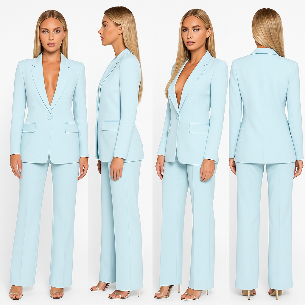 Olivia - Stylish Two-Piece Blazer Suit with Elegant Look