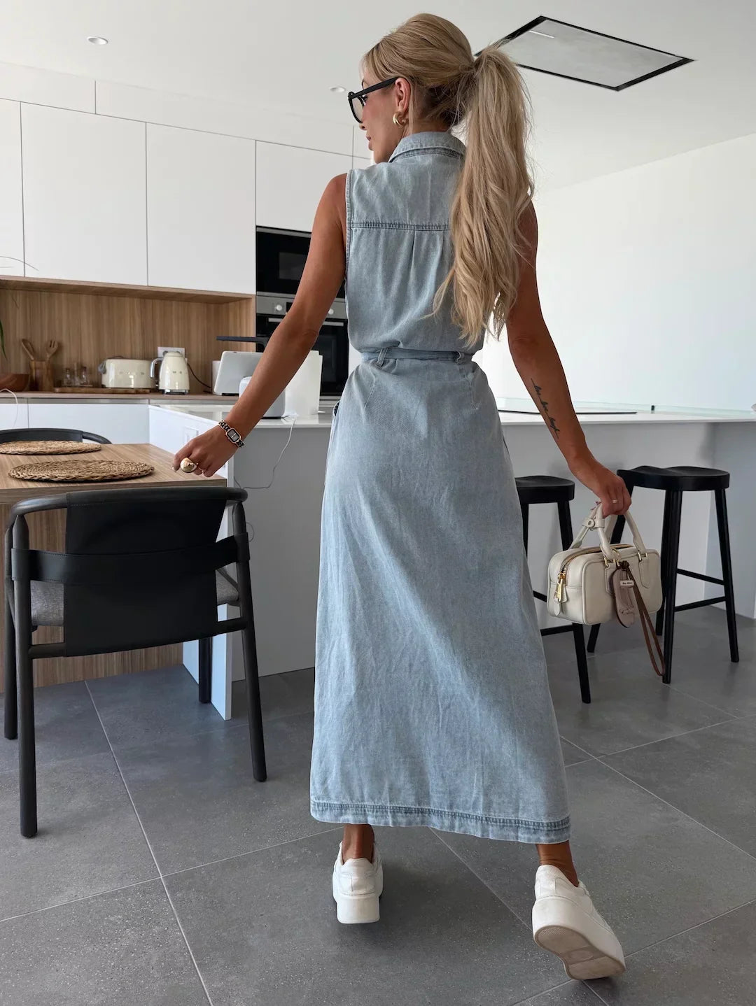 Mirella - Maxi denim dress
