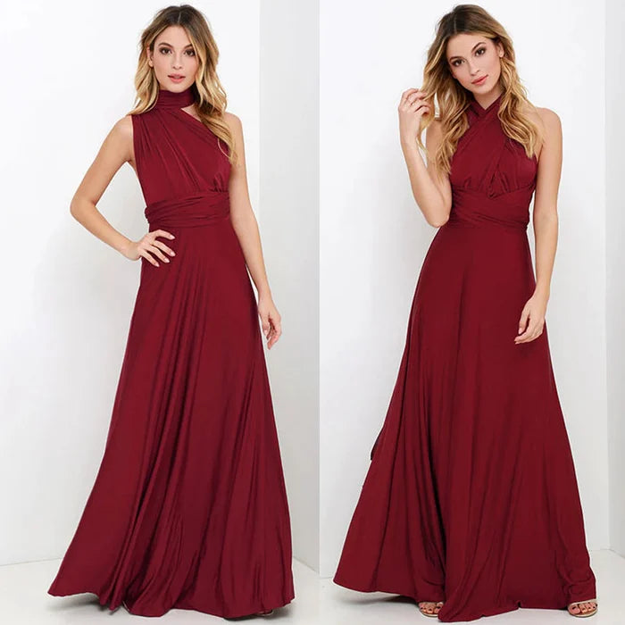 Kensi - Maxi Dress with Wrap Top