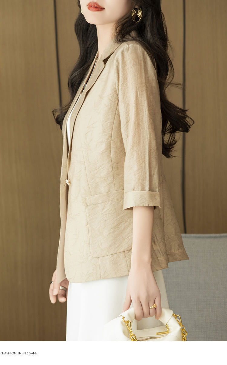 Jinte - Blazer with three-quarter sleeves