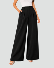 Women's Wide-Leg Pants with High Waist