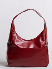 Minimalist Vegan Leather Hobo Shoulder Bag