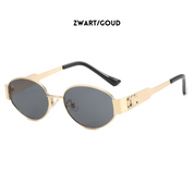 Stylish Women's Sunglasses with Round Frame and Luxury Finish