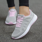 Sporty Mesh Sneakers for Women for Running and Walking