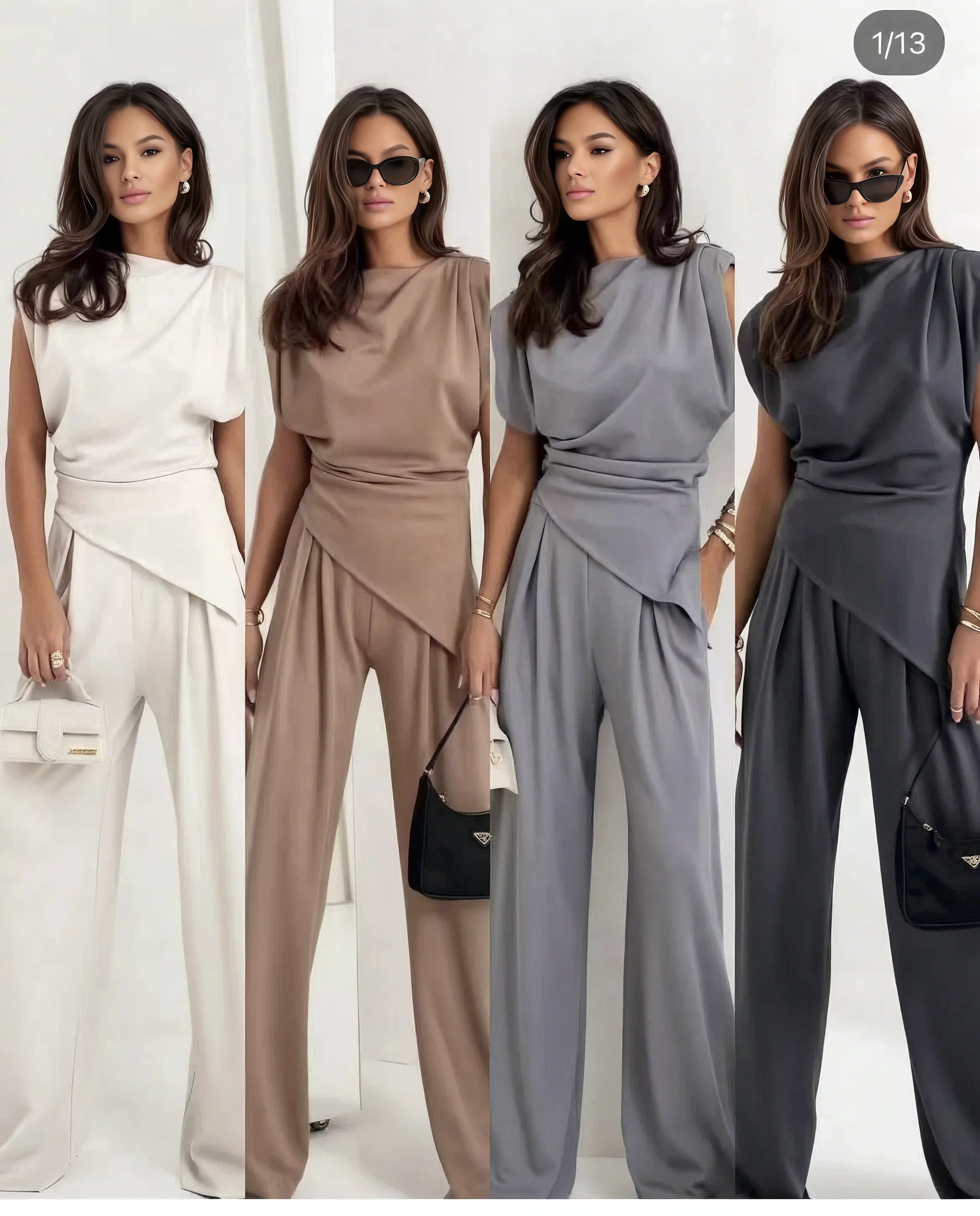 Chic Co-ord Set for Women with Sleeveless Design