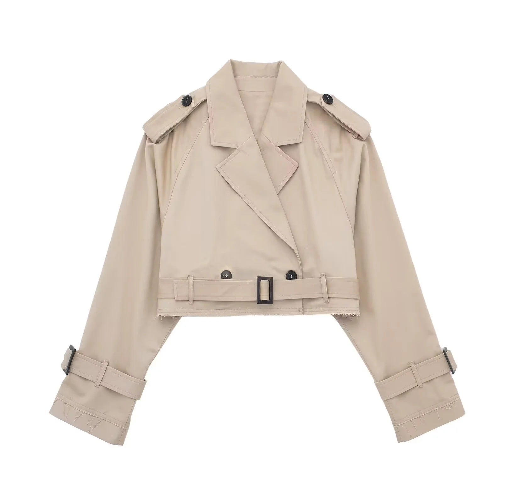 Stylish Women's Short Trench Coat for a Casual Look