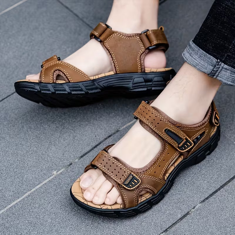 Orthopedic Outdoor Sandals with Adjustable Straps for Men