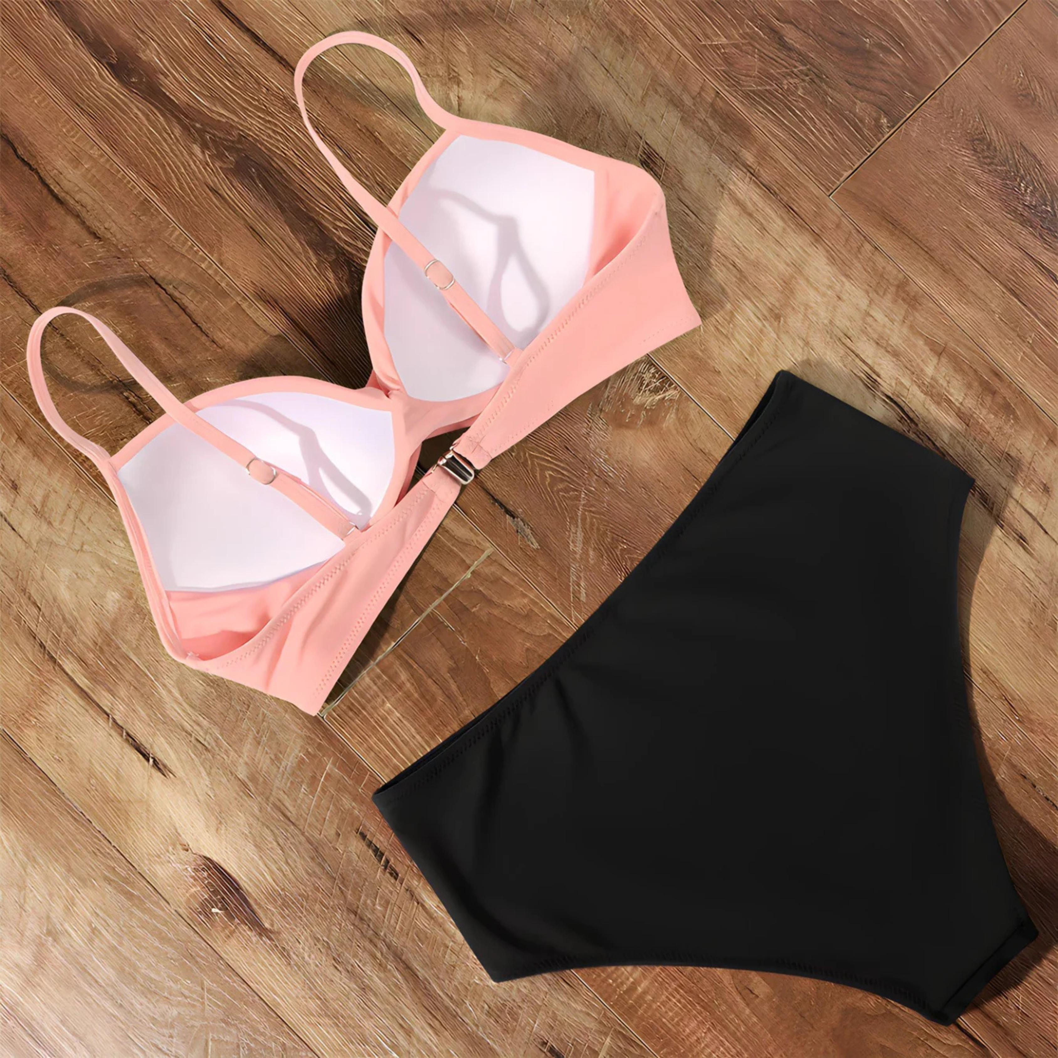 Push Up Bikini with High Waist for Women with Tummy Control
