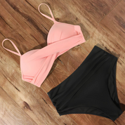 Push Up Bikini with High Waist for Women with Tummy Control