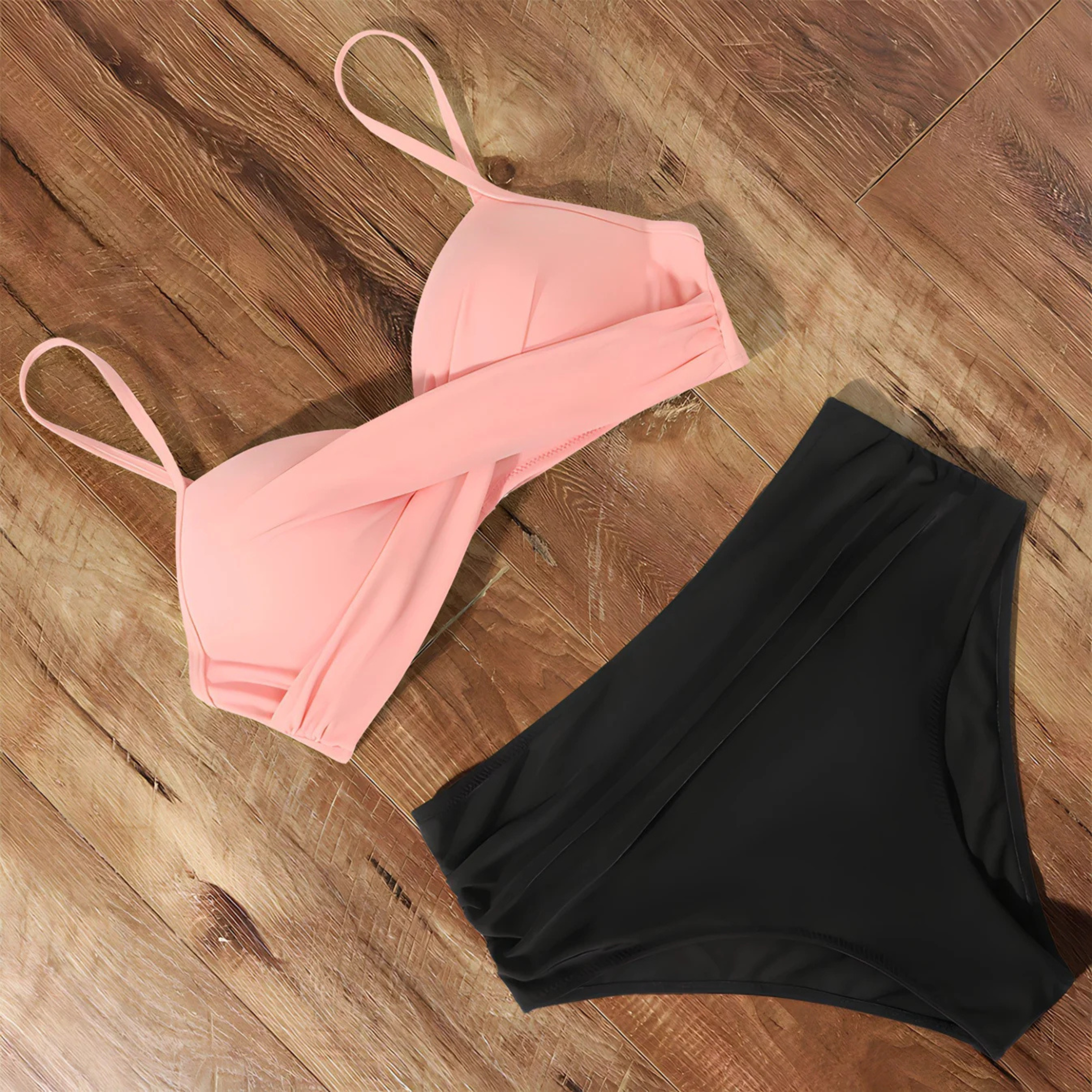 Push Up Bikini with High Waist for Women with Tummy Control