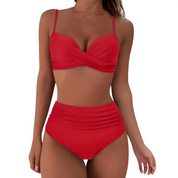 Push Up Bikini with High Waist for Women with Tummy Control