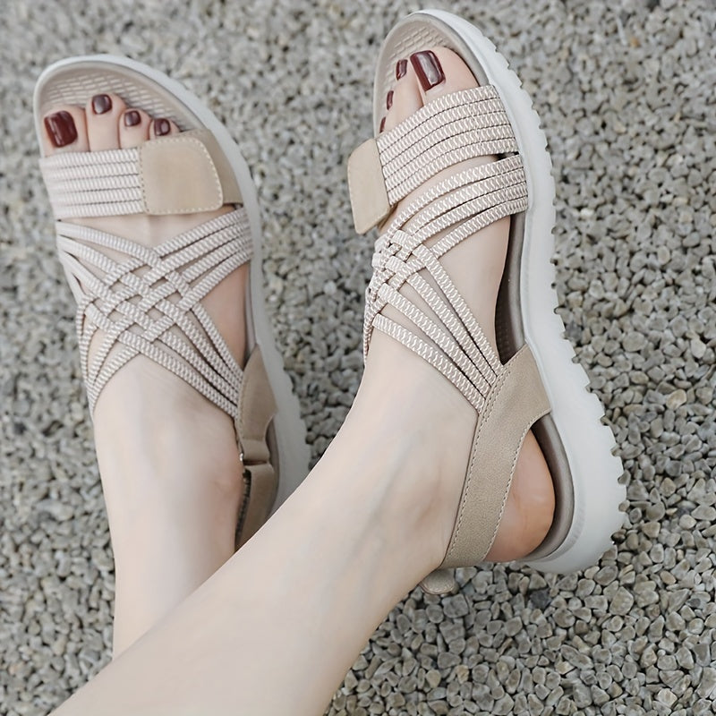 Orthopedic Women's Sandals with Relief and Anti-Slip Sole