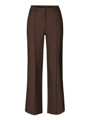 Elegant Pants with High Waist and Vertical Front Seam