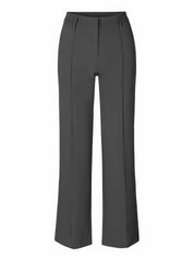 Elegant Pants with High Waist and Vertical Front Seam