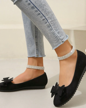 Comfort ballerinas with bow detail and soft fit